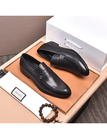 Gucci leather shoes 086,GUCCI SHOES,Business Shoes