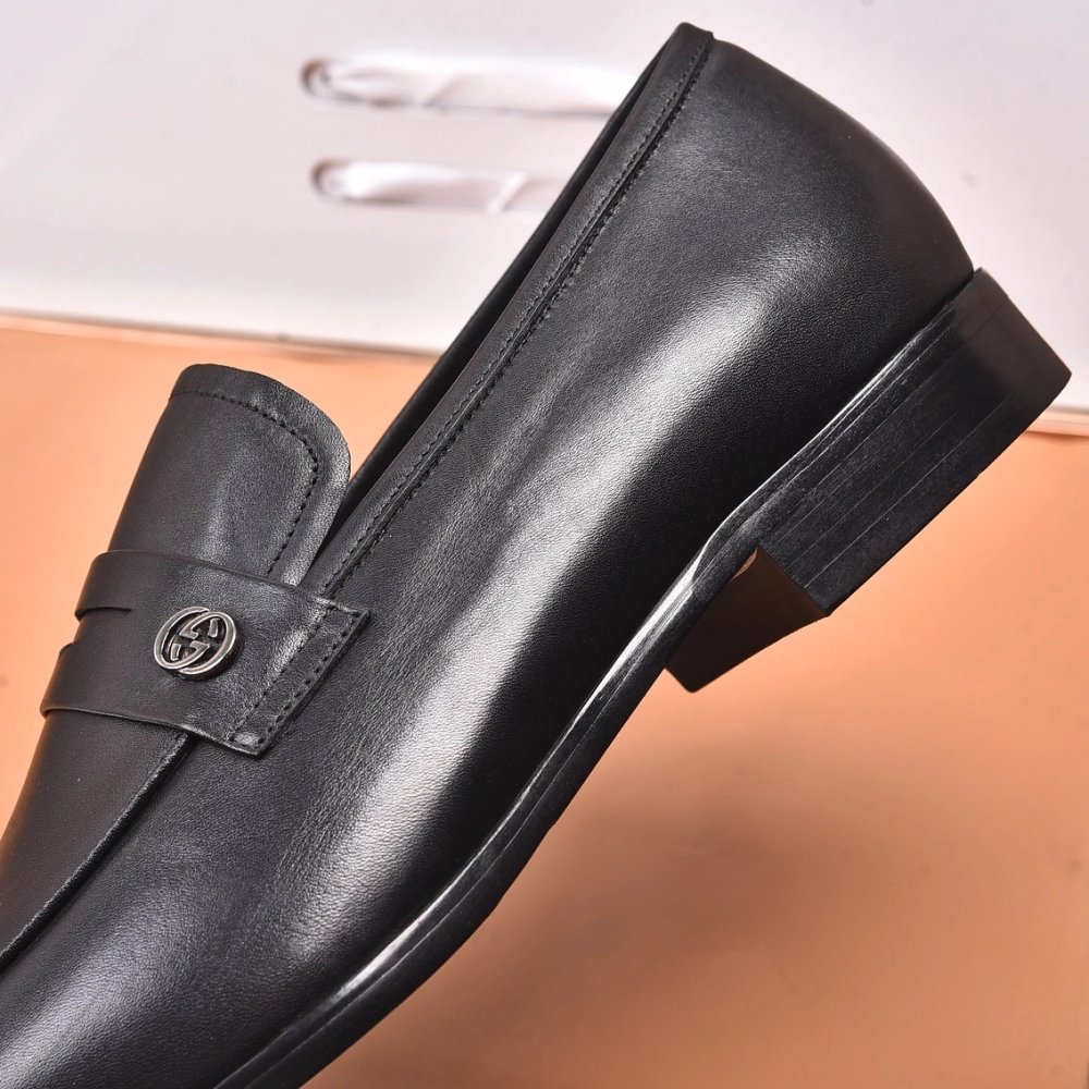 Gucci leather shoes 086,GUCCI SHOES,Business Shoes