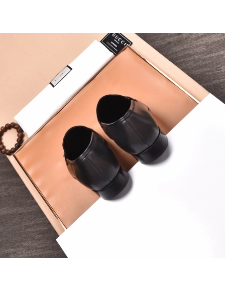 Gucci leather shoes 086,GUCCI SHOES,Business Shoes