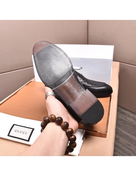 Gucci leather shoes 092,GUCCI SHOES,Business Shoes