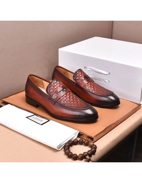 Gucci leather shoes 091,GUCCI SHOES,Business Shoes
