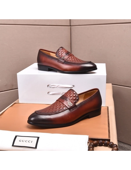 Gucci leather shoes 091,GUCCI SHOES,Business Shoes