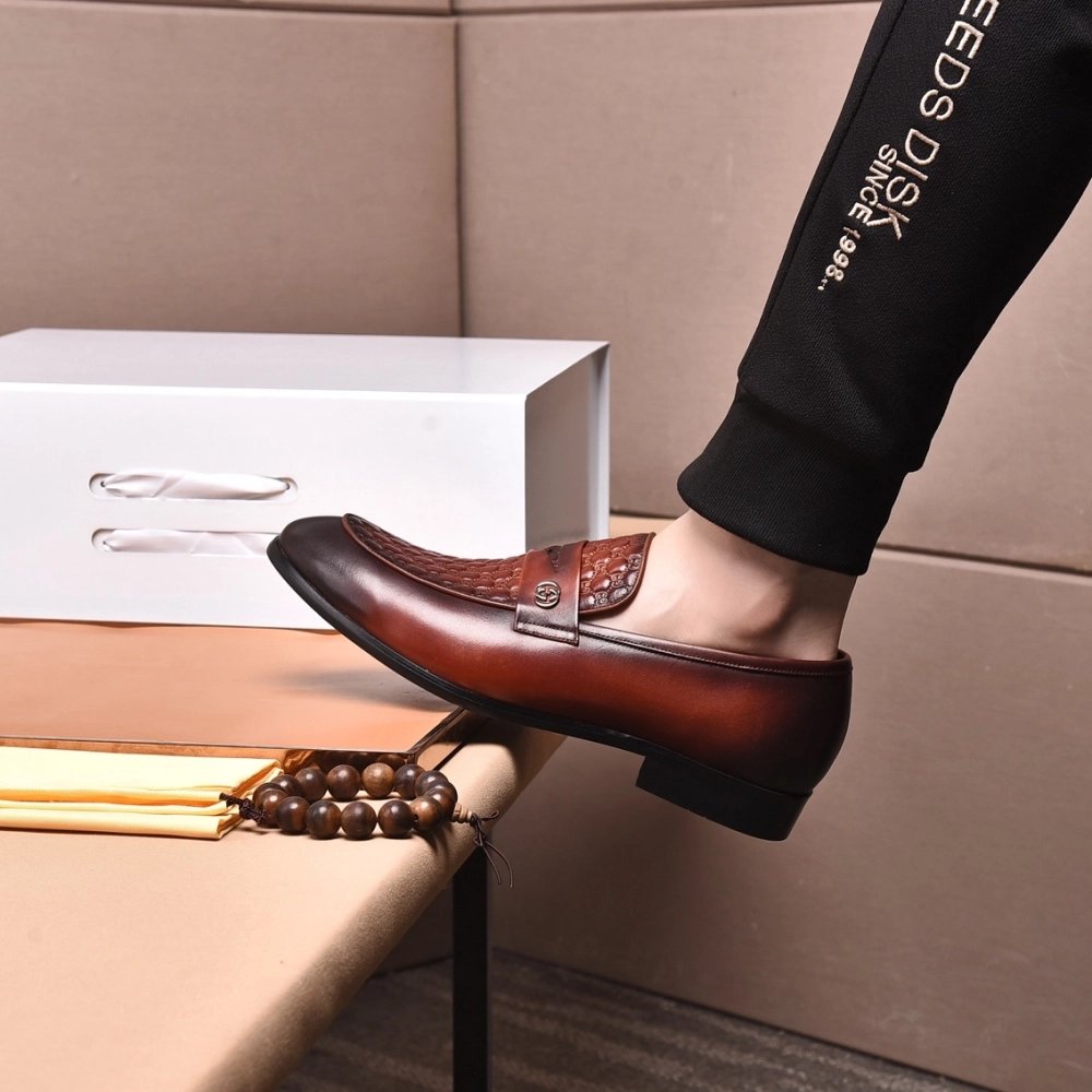 Gucci leather shoes 091,GUCCI SHOES,Business Shoes