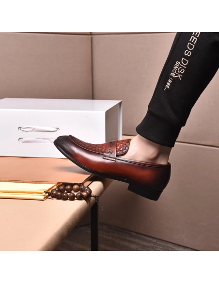 Gucci leather shoes 091,GUCCI SHOES,Business Shoes