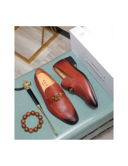 Gucci leather shoes 098,GUCCI SHOES,Business Shoes