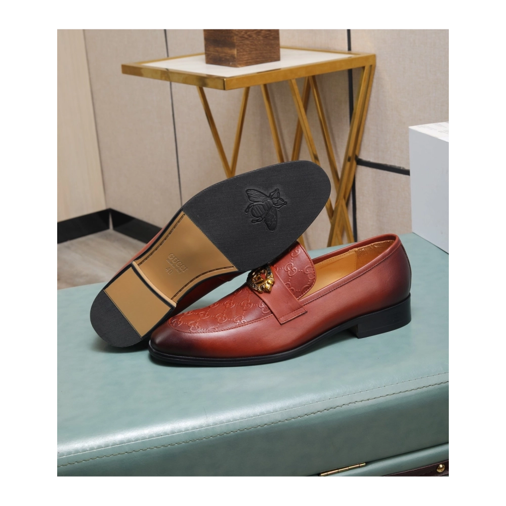 Gucci leather shoes 098,GUCCI SHOES,Business Shoes