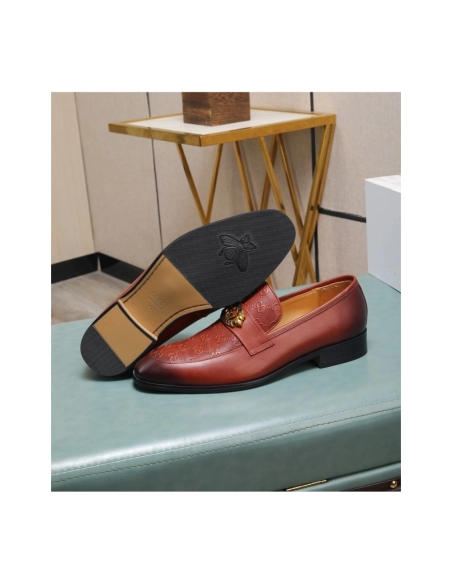 Gucci leather shoes 098,GUCCI SHOES,Business Shoes