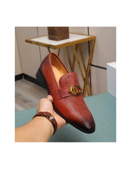 Gucci leather shoes 098,GUCCI SHOES,Business Shoes