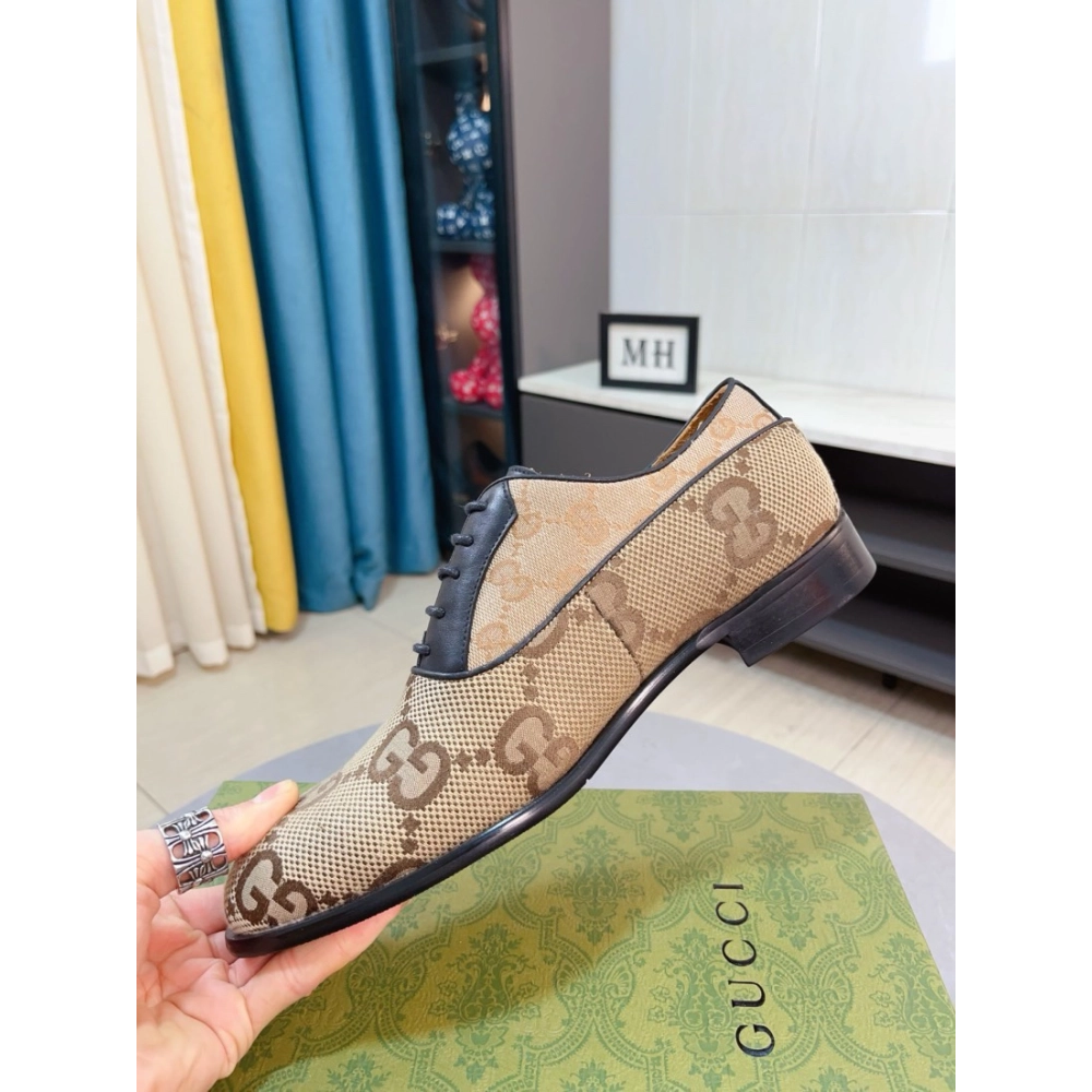 Gucci leather shoes 124,GUCCI SHOES,Business Shoes