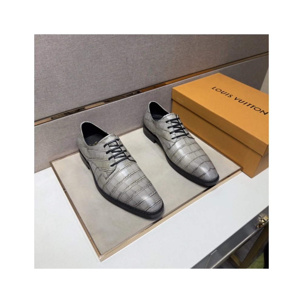 Louis Vuitton leather shoes 001,Louis Vuitton Leather Shoes,LOUIS VUITTON Sneakers,Business Shoes