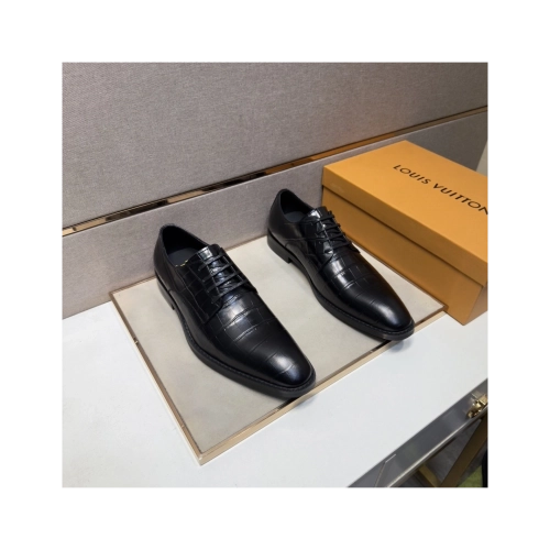 Louis Vuitton leather shoes 002,Louis Vuitton Leather Shoes,LOUIS VUITTON Sneakers,Business Shoes