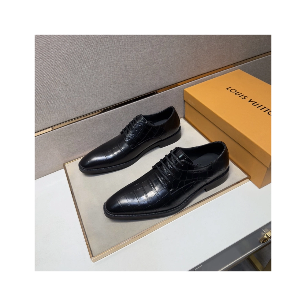 Louis Vuitton leather shoes 002,Louis Vuitton Leather Shoes,LOUIS VUITTON Sneakers,Business Shoes