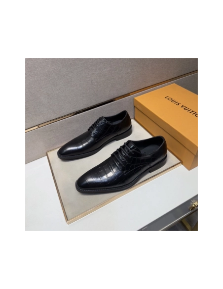 Louis Vuitton leather shoes 002,Louis Vuitton Leather Shoes,LOUIS VUITTON Sneakers,Business Shoes