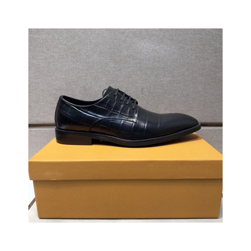 Louis Vuitton leather shoes 002,Louis Vuitton Leather Shoes,LOUIS VUITTON Sneakers,Business Shoes