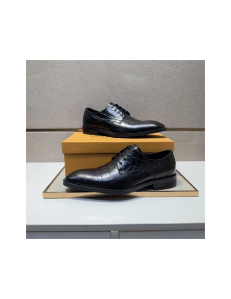 Louis Vuitton leather shoes 002,Louis Vuitton Leather Shoes,LOUIS VUITTON Sneakers,Business Shoes