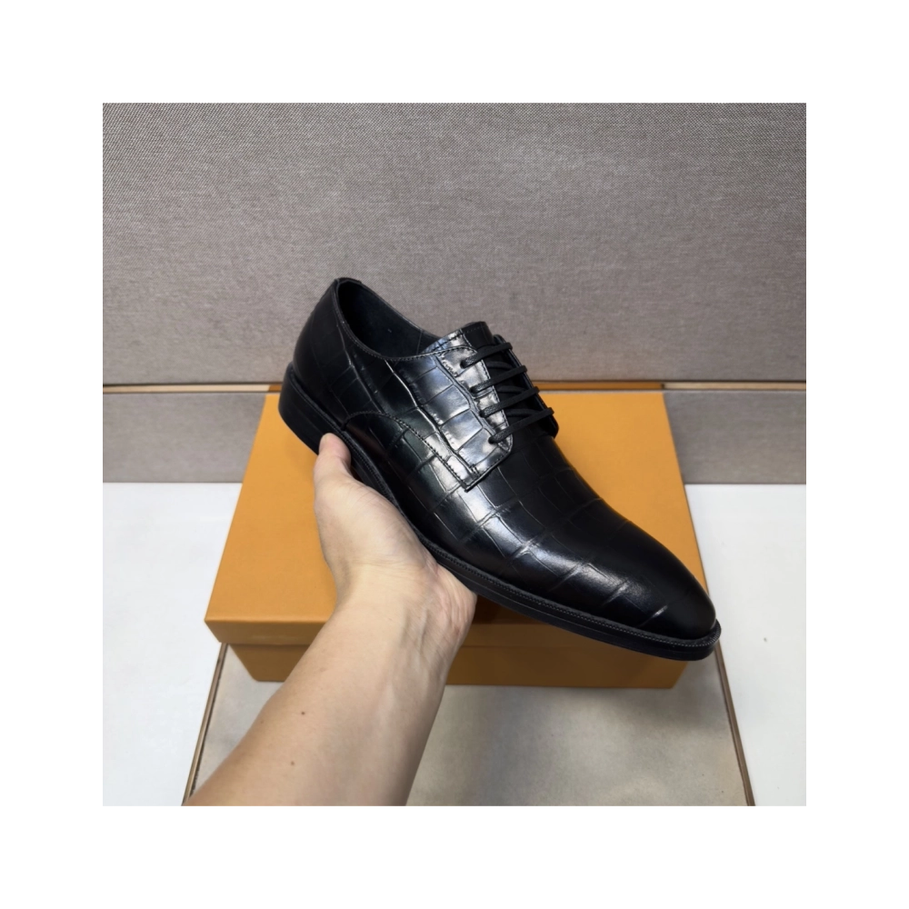 Louis Vuitton leather shoes 002,Louis Vuitton Leather Shoes,LOUIS VUITTON Sneakers,Business Shoes