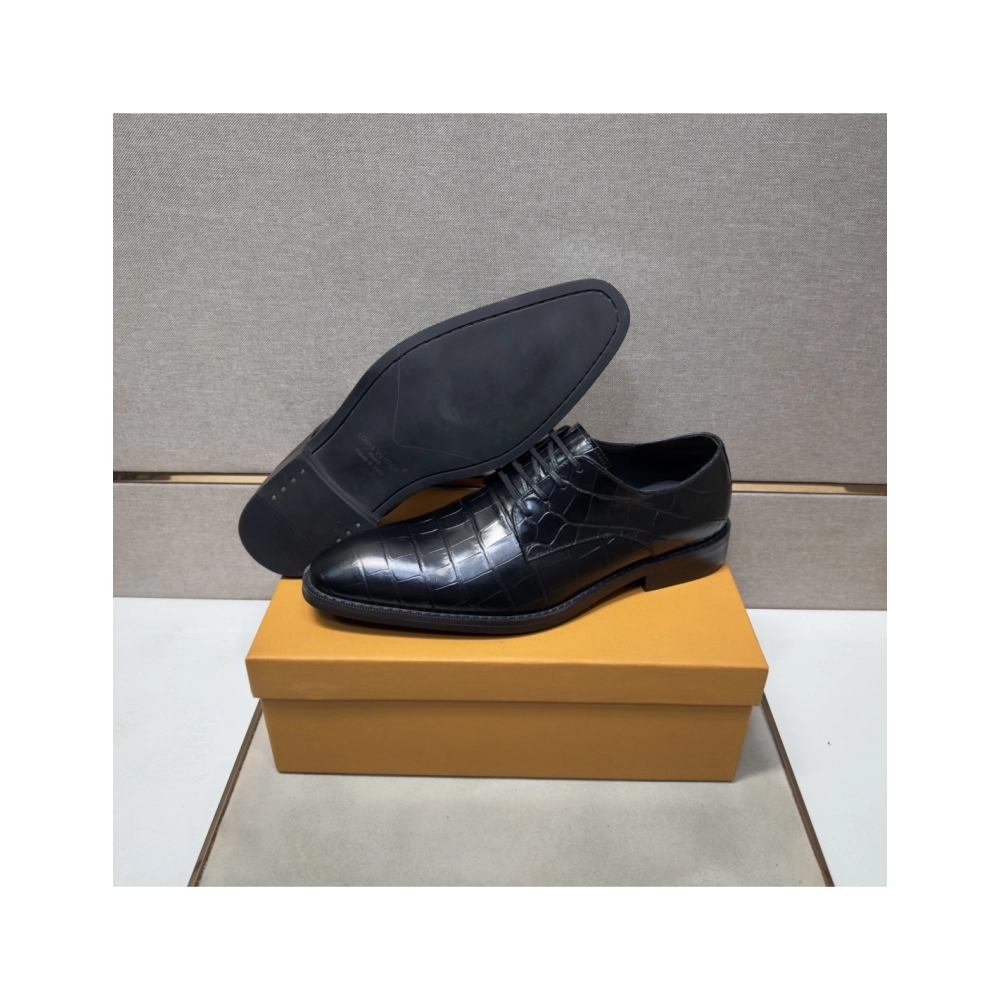 Louis Vuitton leather shoes 002,Louis Vuitton Leather Shoes,LOUIS VUITTON Sneakers,Business Shoes