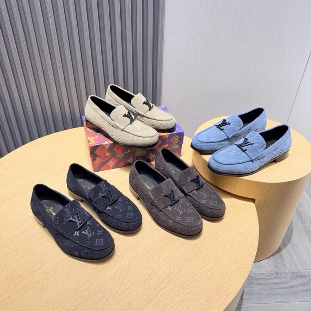 Louis Vuitton leather shoes 005,Louis Vuitton Leather Shoes,LOUIS VUITTON Sneakers,Business Shoes