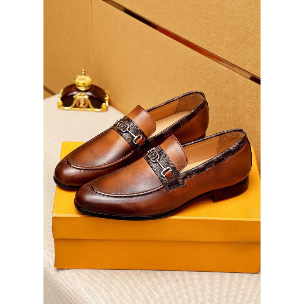 Louis Vuitton leather shoes 007,Louis Vuitton Leather Shoes,LOUIS VUITTON Sneakers,Business Shoes