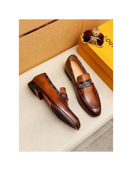 Louis Vuitton leather shoes 007,Louis Vuitton Leather Shoes,LOUIS VUITTON Sneakers,Business Shoes