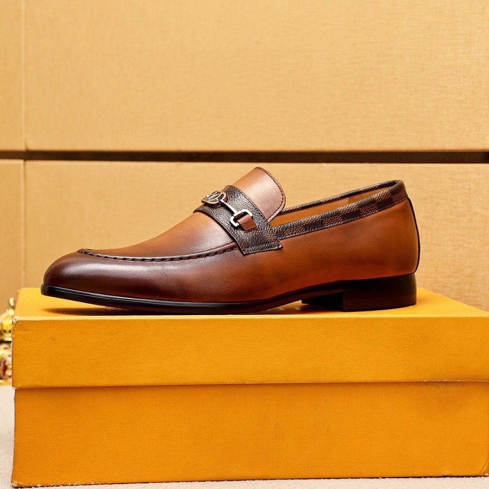 Louis Vuitton leather shoes 007,Louis Vuitton Leather Shoes,LOUIS VUITTON Sneakers,Business Shoes