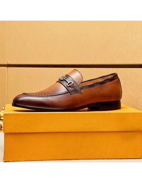 Louis Vuitton leather shoes 007,Louis Vuitton Leather Shoes,LOUIS VUITTON Sneakers,Business Shoes