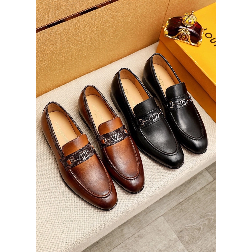 Louis Vuitton leather shoes 007,Louis Vuitton Leather Shoes,LOUIS VUITTON Sneakers,Business Shoes