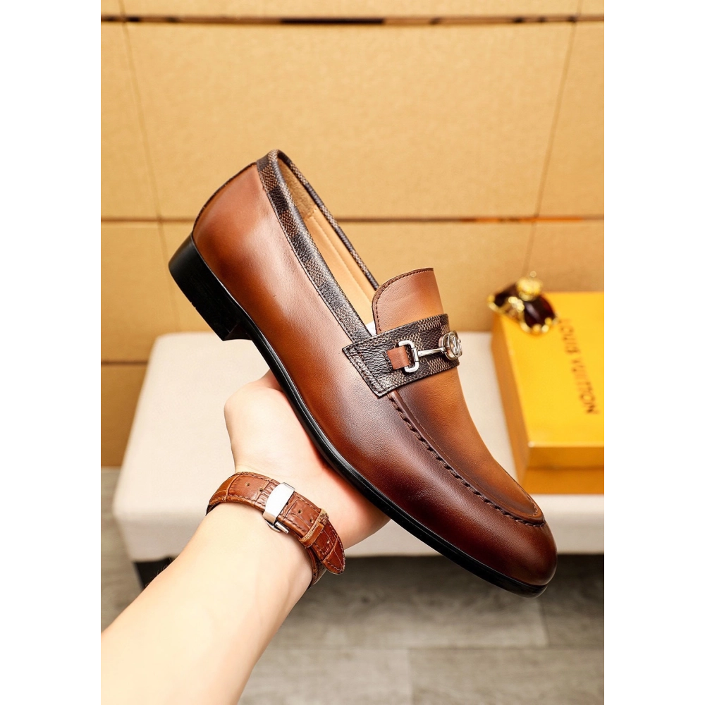 Louis Vuitton leather shoes 007,Louis Vuitton Leather Shoes,LOUIS VUITTON Sneakers,Business Shoes