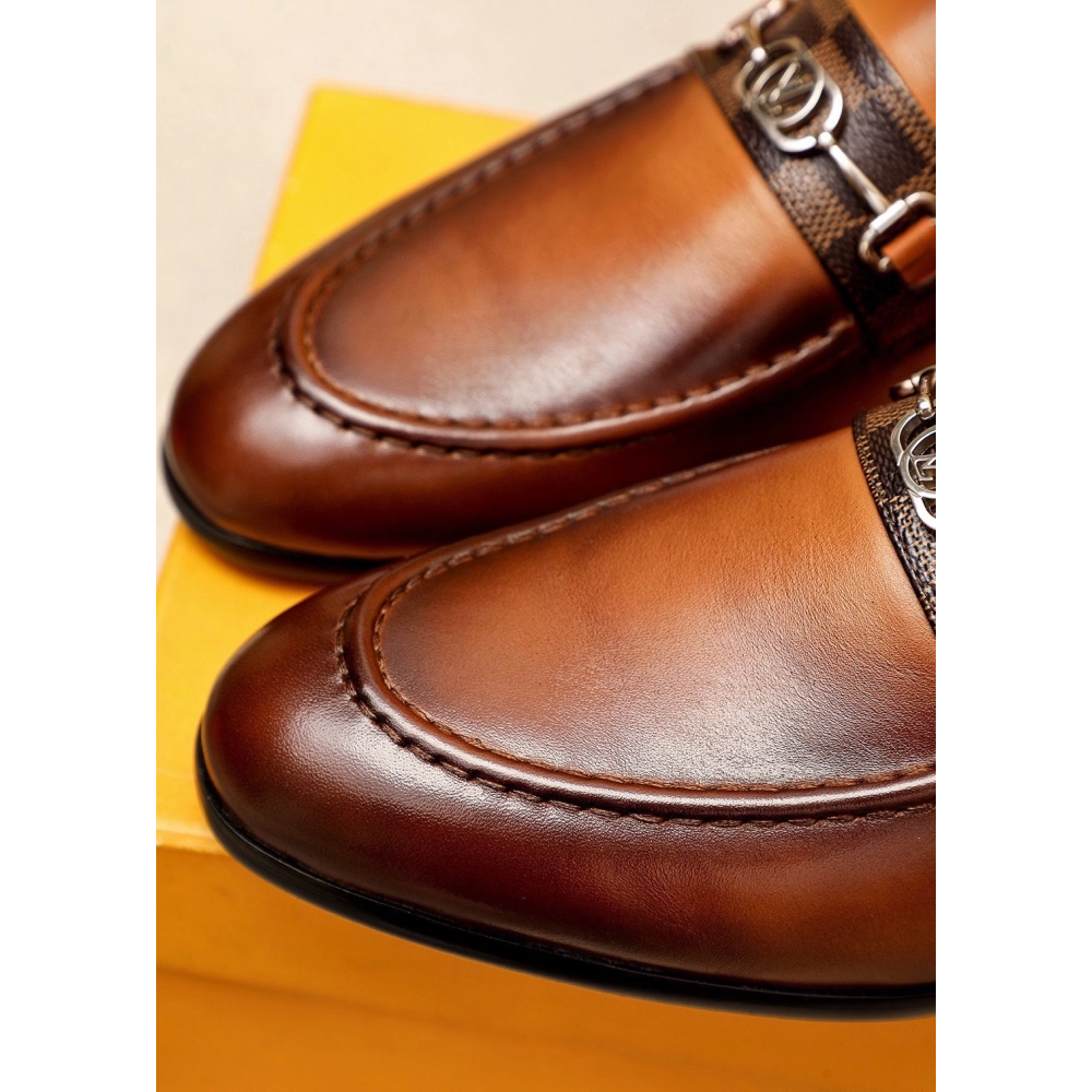 Louis Vuitton leather shoes 007,Louis Vuitton Leather Shoes,LOUIS VUITTON Sneakers,Business Shoes