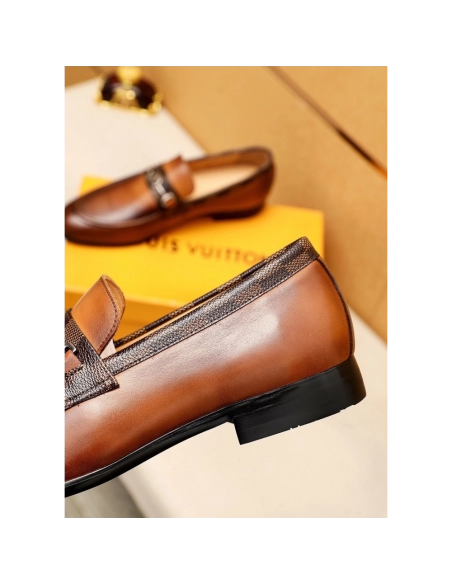 Louis Vuitton leather shoes 007,Louis Vuitton Leather Shoes,LOUIS VUITTON Sneakers,Business Shoes