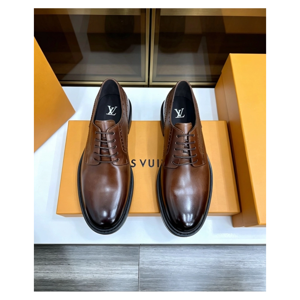 Louis Vuitton leather shoes 014,Louis Vuitton Leather Shoes,LOUIS VUITTON Sneakers,Business Shoes