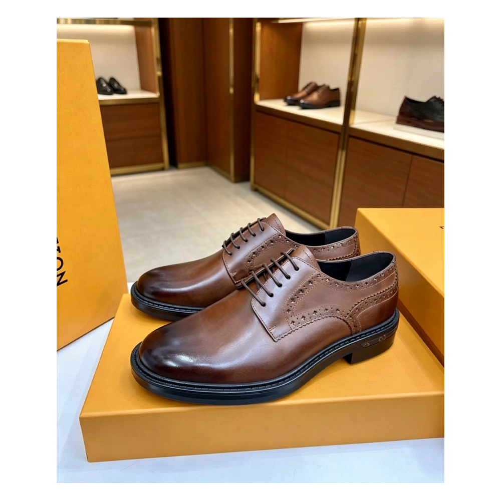 Louis Vuitton leather shoes 014,Louis Vuitton Leather Shoes,LOUIS VUITTON Sneakers,Business Shoes