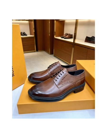 Louis Vuitton leather shoes 014,Louis Vuitton Leather Shoes,LOUIS VUITTON Sneakers,Business Shoes
