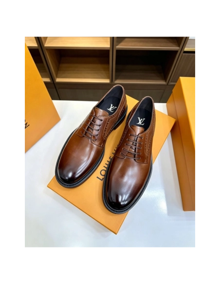 Louis Vuitton leather shoes 014,Louis Vuitton Leather Shoes,LOUIS VUITTON Sneakers,Business Shoes