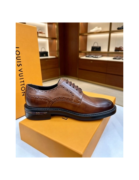 Louis Vuitton leather shoes 014,Louis Vuitton Leather Shoes,LOUIS VUITTON Sneakers,Business Shoes