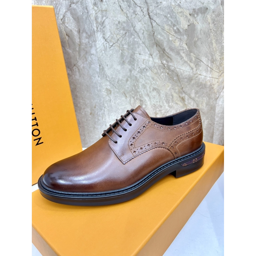 Louis Vuitton leather shoes 014,Louis Vuitton Leather Shoes,LOUIS VUITTON Sneakers,Business Shoes
