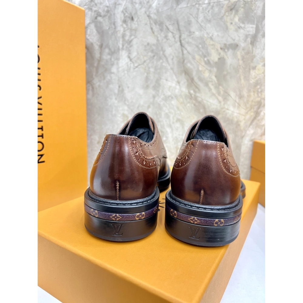Louis Vuitton leather shoes 014,Louis Vuitton Leather Shoes,LOUIS VUITTON Sneakers,Business Shoes