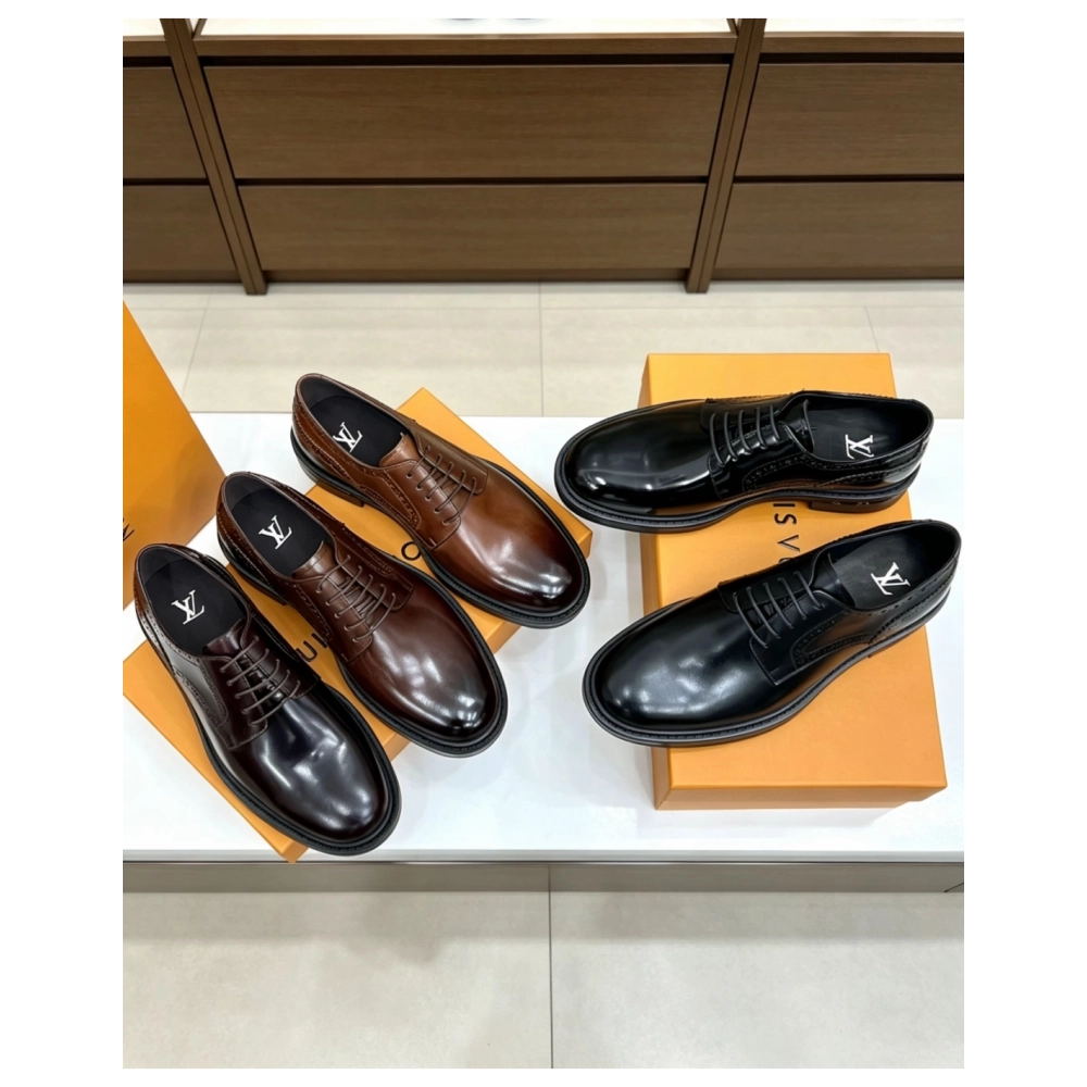 Louis Vuitton leather shoes 014,Louis Vuitton Leather Shoes,LOUIS VUITTON Sneakers,Business Shoes