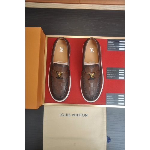 Louis Vuitton leather shoes 008,Louis Vuitton Leather Shoes,LOUIS VUITTON Sneakers,Business Shoes