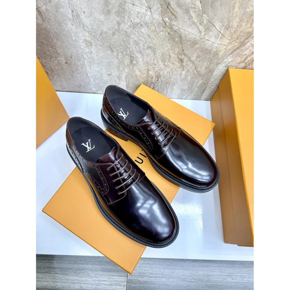 Louis Vuitton leather shoes 016,Louis Vuitton Leather Shoes,LOUIS VUITTON Sneakers,Business Shoes