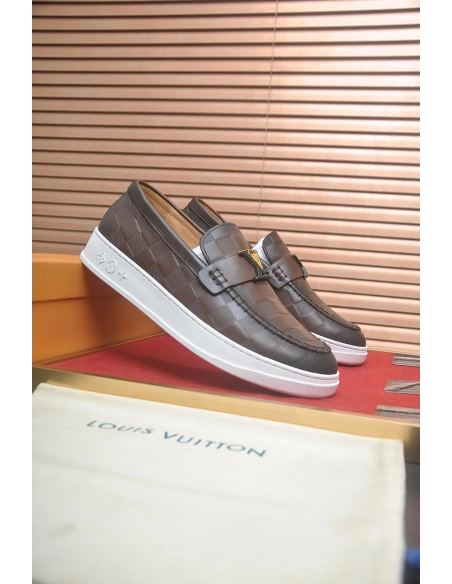 Louis Vuitton leather shoes 008,Louis Vuitton Leather Shoes,LOUIS VUITTON Sneakers,Business Shoes