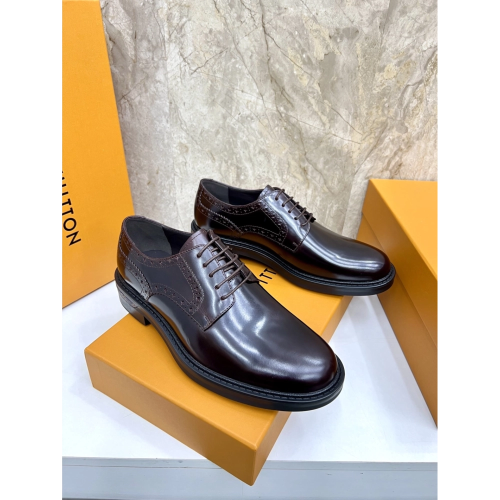 Louis Vuitton leather shoes 016,Louis Vuitton Leather Shoes,LOUIS VUITTON Sneakers,Business Shoes