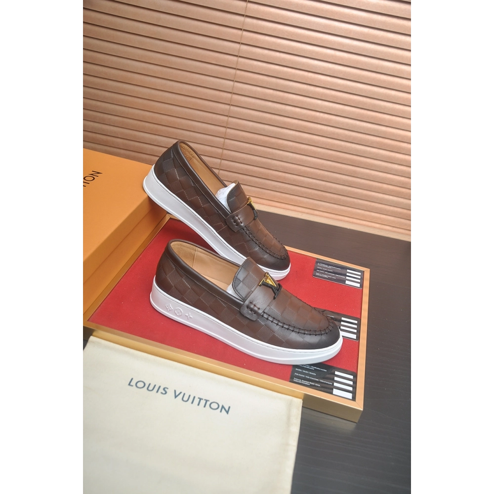 Louis Vuitton leather shoes 008,Louis Vuitton Leather Shoes,LOUIS VUITTON Sneakers,Business Shoes