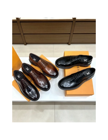 Louis Vuitton leather shoes 016,Louis Vuitton Leather Shoes,LOUIS VUITTON Sneakers,Business Shoes
