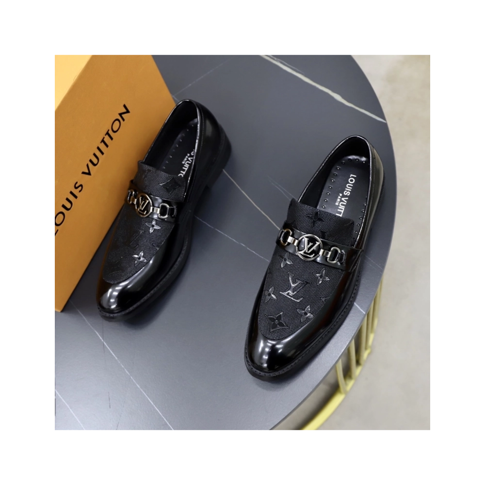 Louis Vuitton leather shoes 010,Louis Vuitton Leather Shoes,LOUIS VUITTON Sneakers,Business Shoes