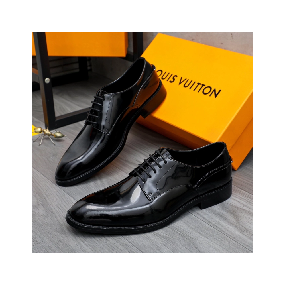Louis Vuitton leather shoes 019,Louis Vuitton Leather Shoes,LOUIS VUITTON Sneakers,Business Shoes