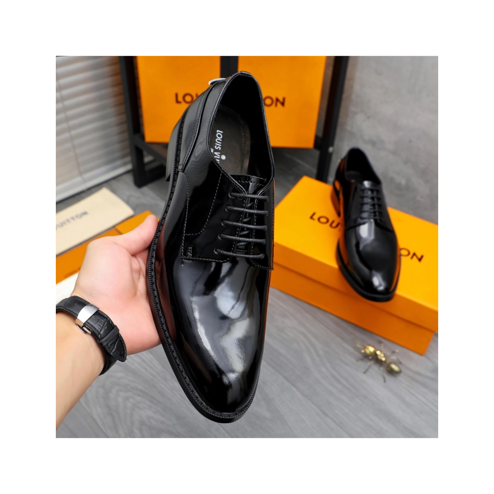 Louis Vuitton leather shoes 019,Louis Vuitton Leather Shoes,LOUIS VUITTON Sneakers,Business Shoes