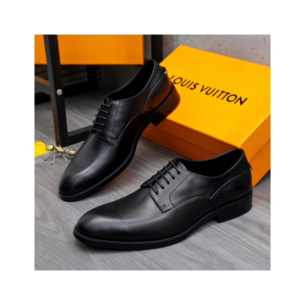 Louis Vuitton leather shoes 020,Louis Vuitton Leather Shoes,LOUIS VUITTON Sneakers,Business Shoes