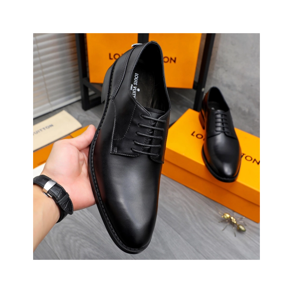Louis Vuitton leather shoes 020,Louis Vuitton Leather Shoes,LOUIS VUITTON Sneakers,Business Shoes