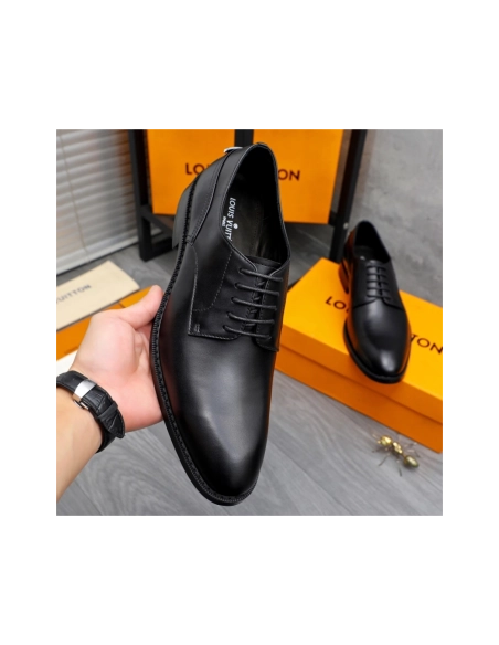 Louis Vuitton leather shoes 020,Louis Vuitton Leather Shoes,LOUIS VUITTON Sneakers,Business Shoes
